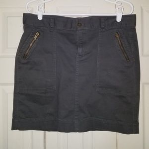 Slate grey skirt with pockets